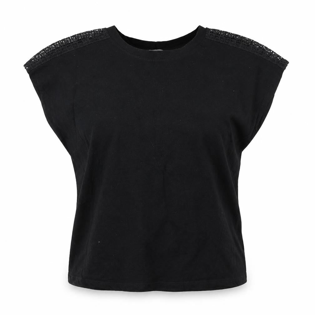 Womens UK Size S Primark Black Basic Blouse