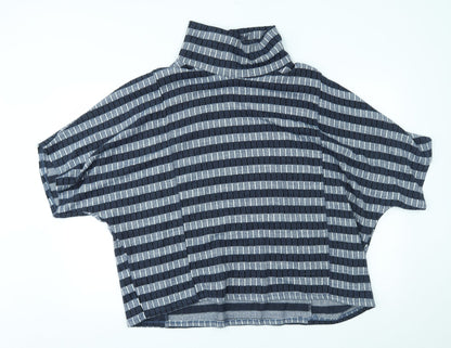New collections Womens Blue Striped  Pullover Jumper One Size