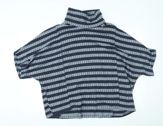 New collections Womens Blue Striped  Pullover Jumper One Size
