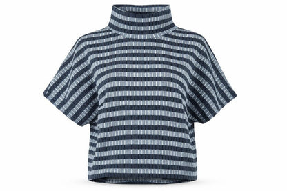 New collections Womens Blue Striped  Pullover Jumper One Size