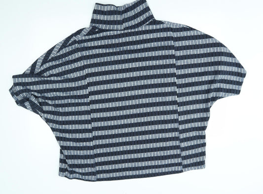 New collections Womens Blue Striped  Pullover Jumper One Size