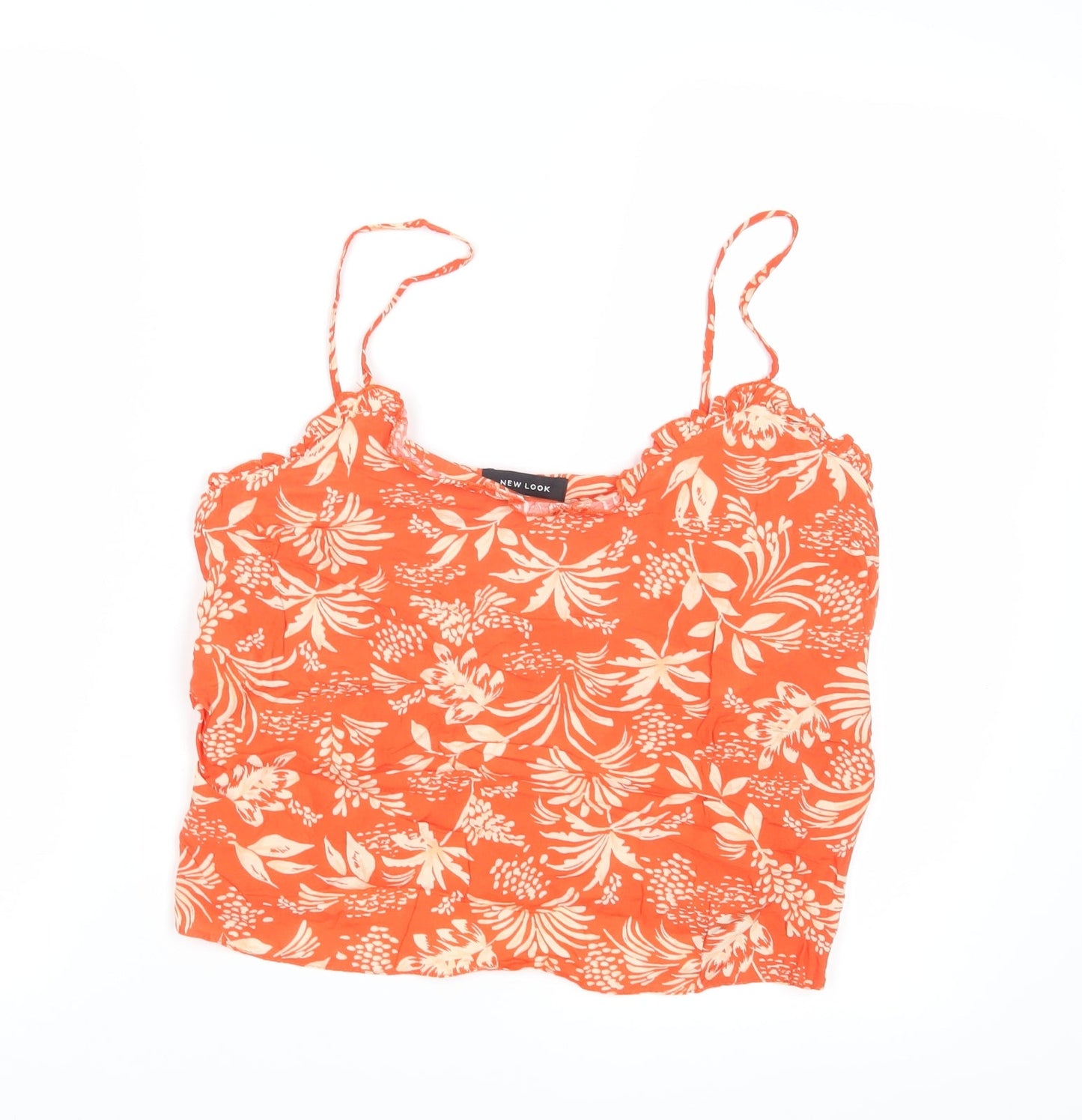 Womens UK Size 12 New Look Red Camisole Tank