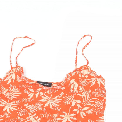 Womens UK Size 12 New Look Red Camisole Tank
