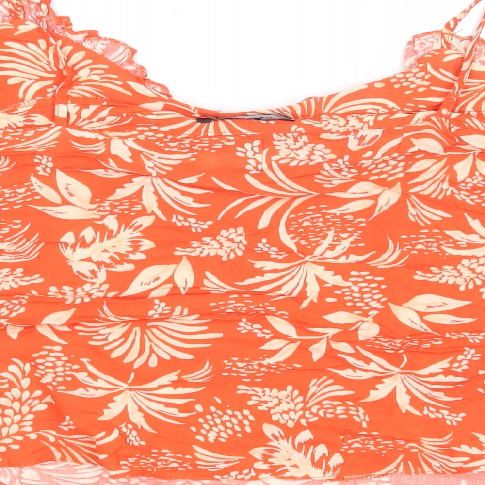 Womens UK Size 12 New Look Red Camisole Tank