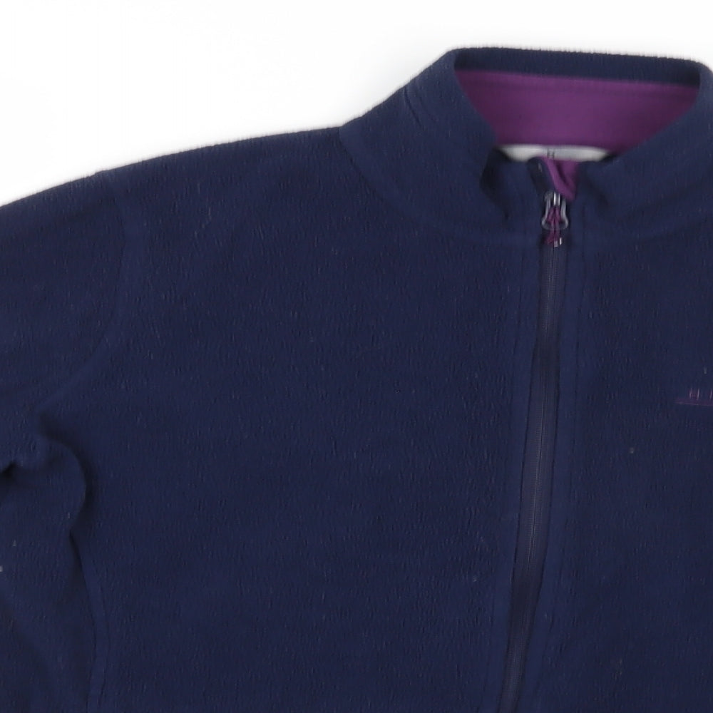 Womens UK Size 12 HIGear Blue Full Zip Sweatshirt