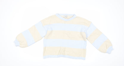 Womens UK Size M CocoGio Blue Pullover Jumper