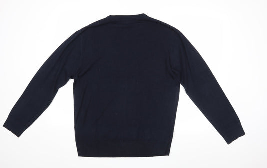 Debenhams Mens Blue   Pullover Jumper Size L