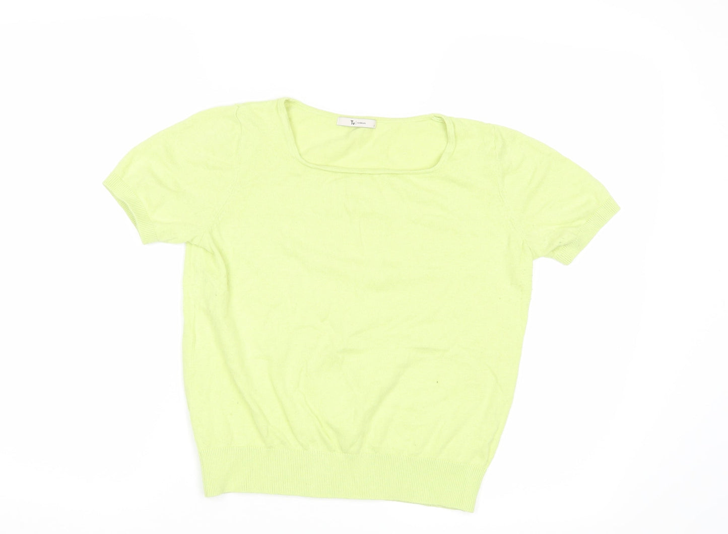 TU Womens Green   Henley Jumper Size 8