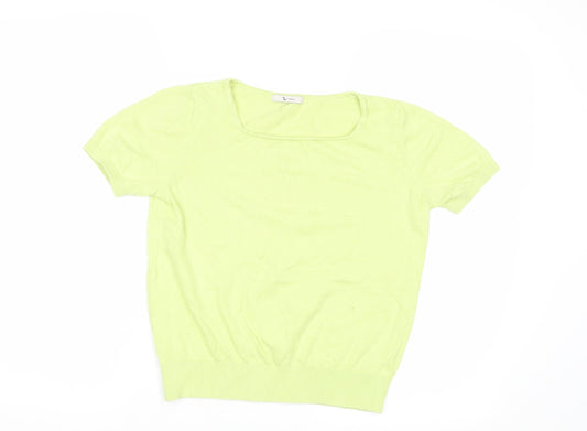 TU Womens Green   Henley Jumper Size 8