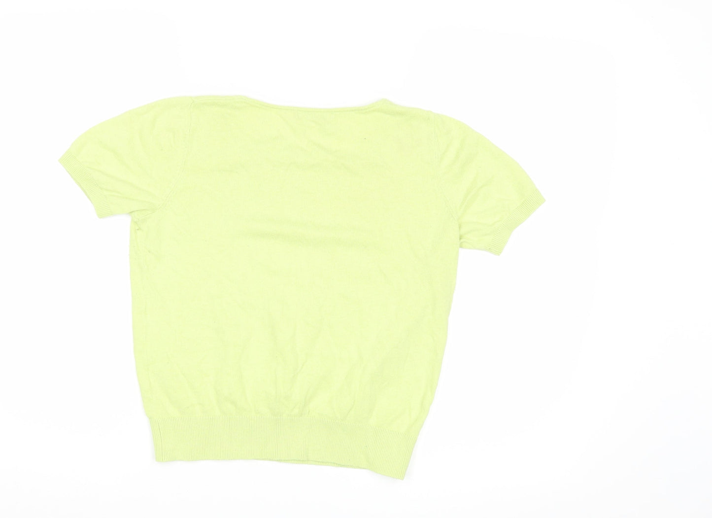 TU Womens Green   Henley Jumper Size 8