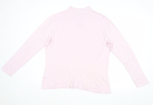 Womens UK Size L Bonmarche Pink Pullover Jumper