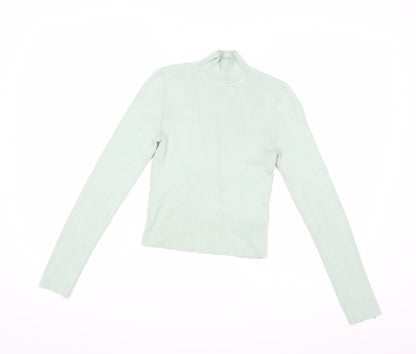 Womens UK Size S H&M Green Pullover Jumper