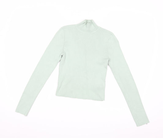 Womens UK Size S H&M Green Pullover Jumper