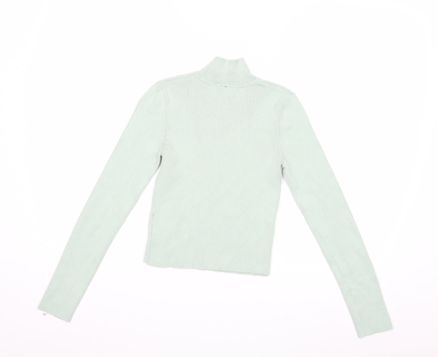 Womens UK Size S H&M Green Pullover Jumper