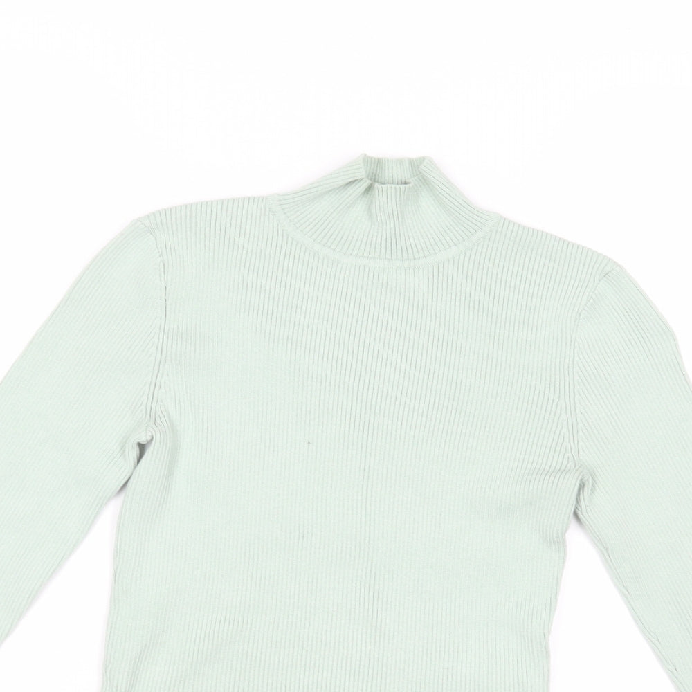 Womens UK Size S H&M Green Pullover Jumper