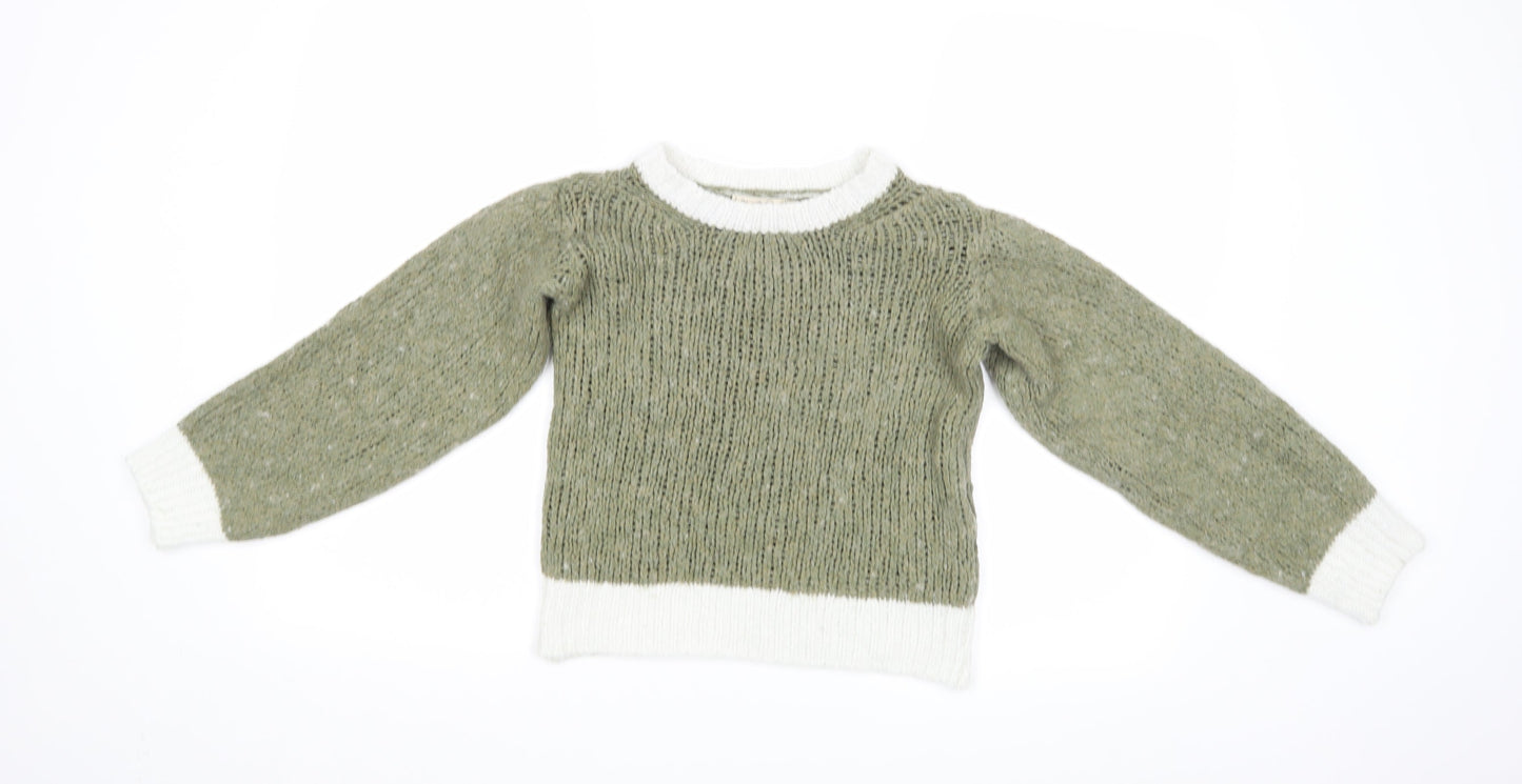 Womens UK Size XS Nada del Riccio Green Pullover Jumper