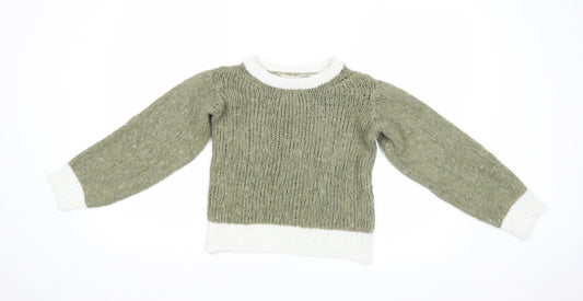 Womens UK Size XS Nada del Riccio Green Pullover Jumper