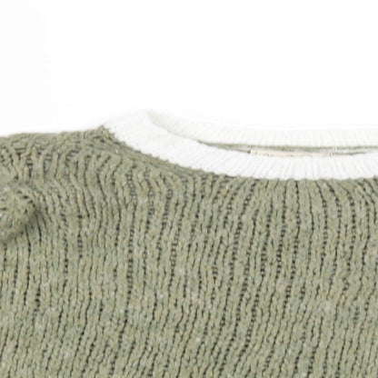 Womens UK Size XS Nada del Riccio Green Pullover Jumper