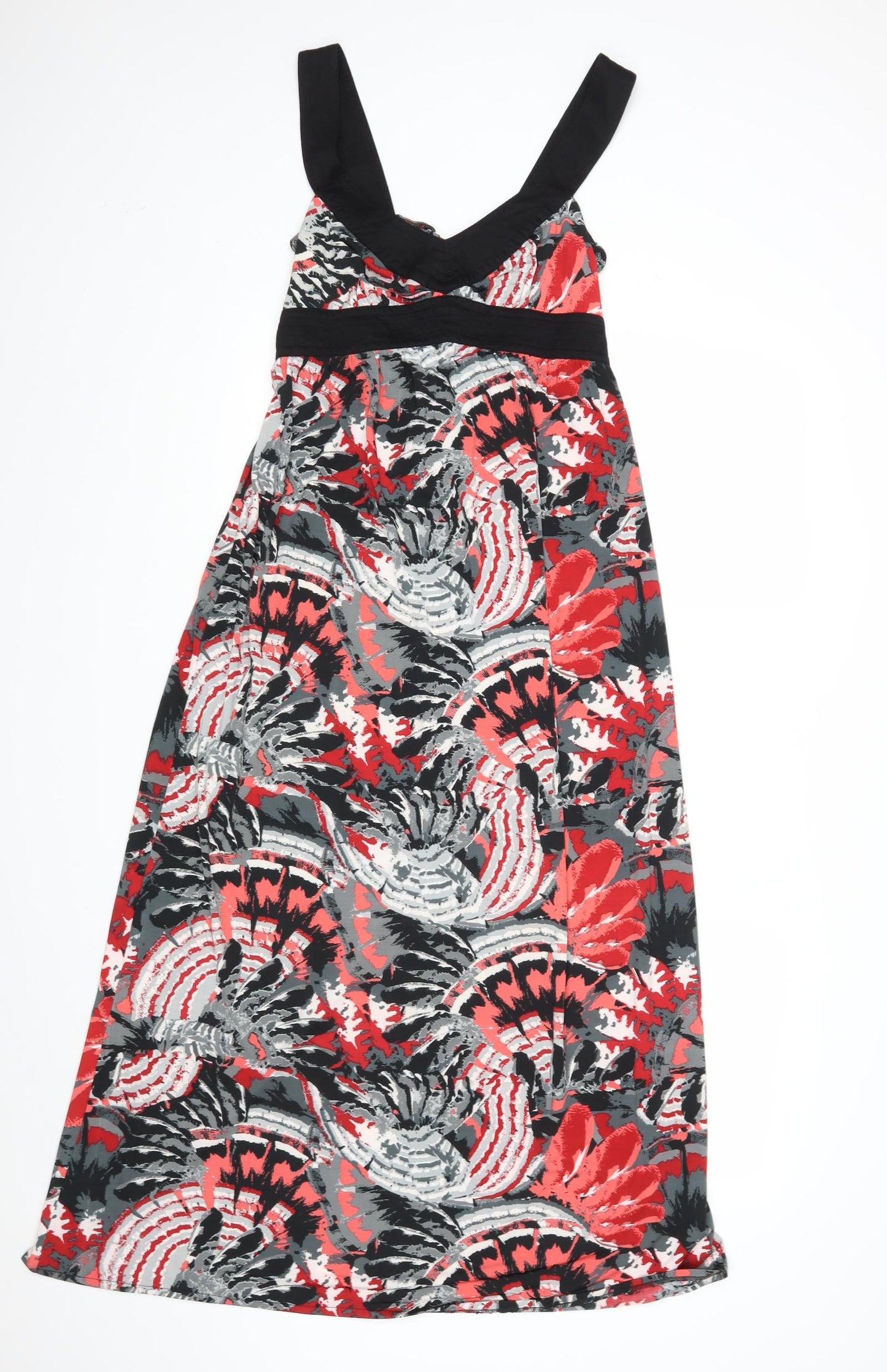 Jasmine London Womens Red Floral  Maxi  Size 10