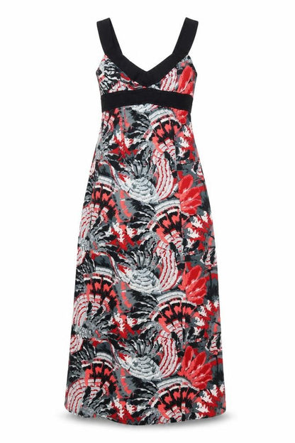Jasmine London Womens Red Floral  Maxi  Size 10