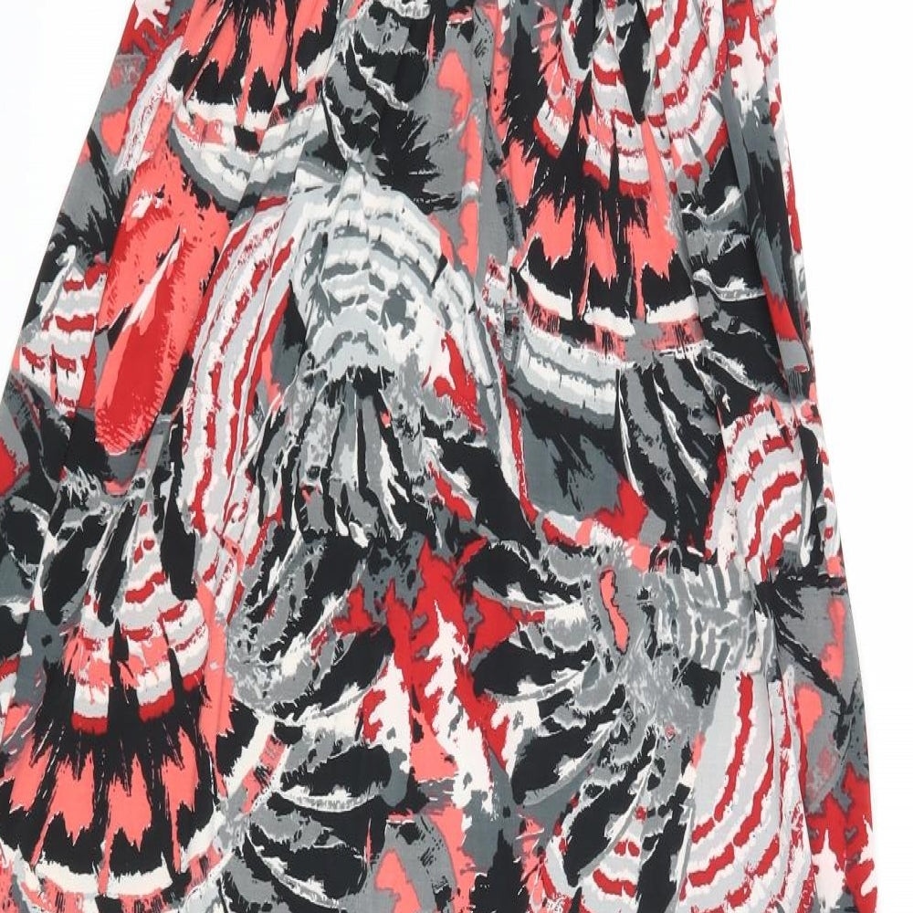 Jasmine London Womens Red Floral  Maxi  Size 10