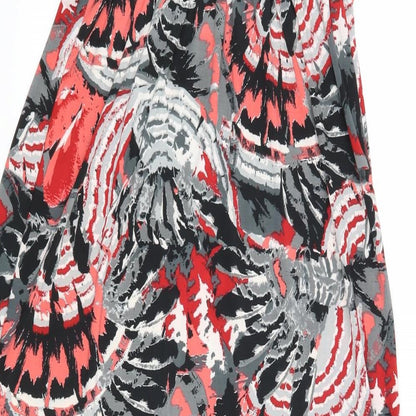 Jasmine London Womens Red Floral  Maxi  Size 10