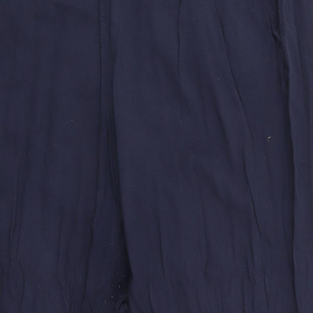 Womens UK Size 16 Divided Regular Fit  Black Trousers