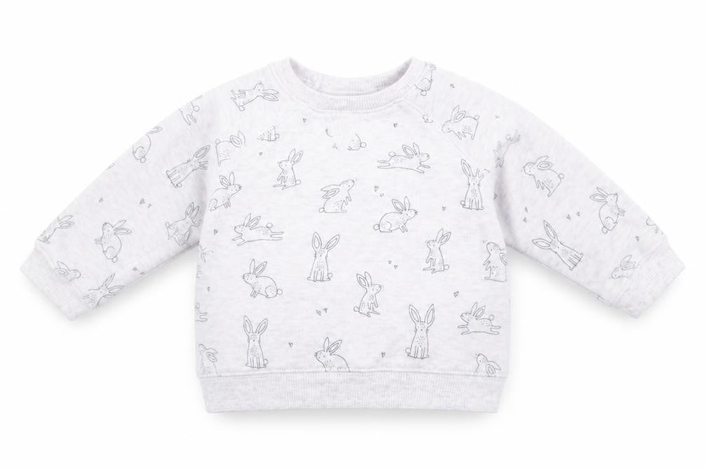NEXT Girls Purple Animal Print  Pullover Jumper Size 3-6 Months