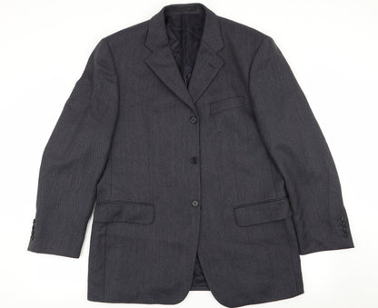 Mens UK Size M Marks and Spencer Regular Blue Suit Jacket
