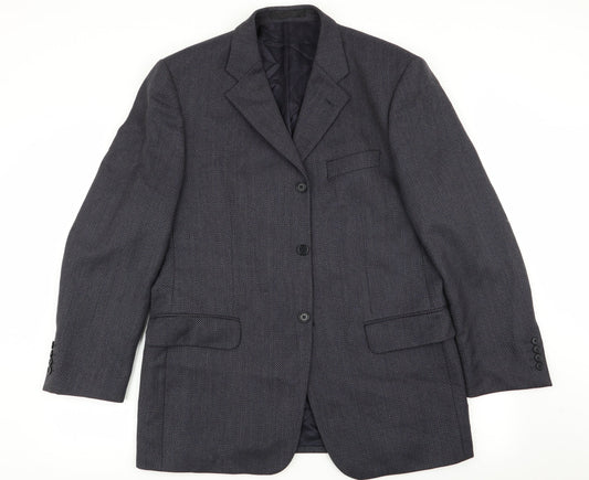Mens UK Size M Marks and Spencer Regular Blue Suit Jacket