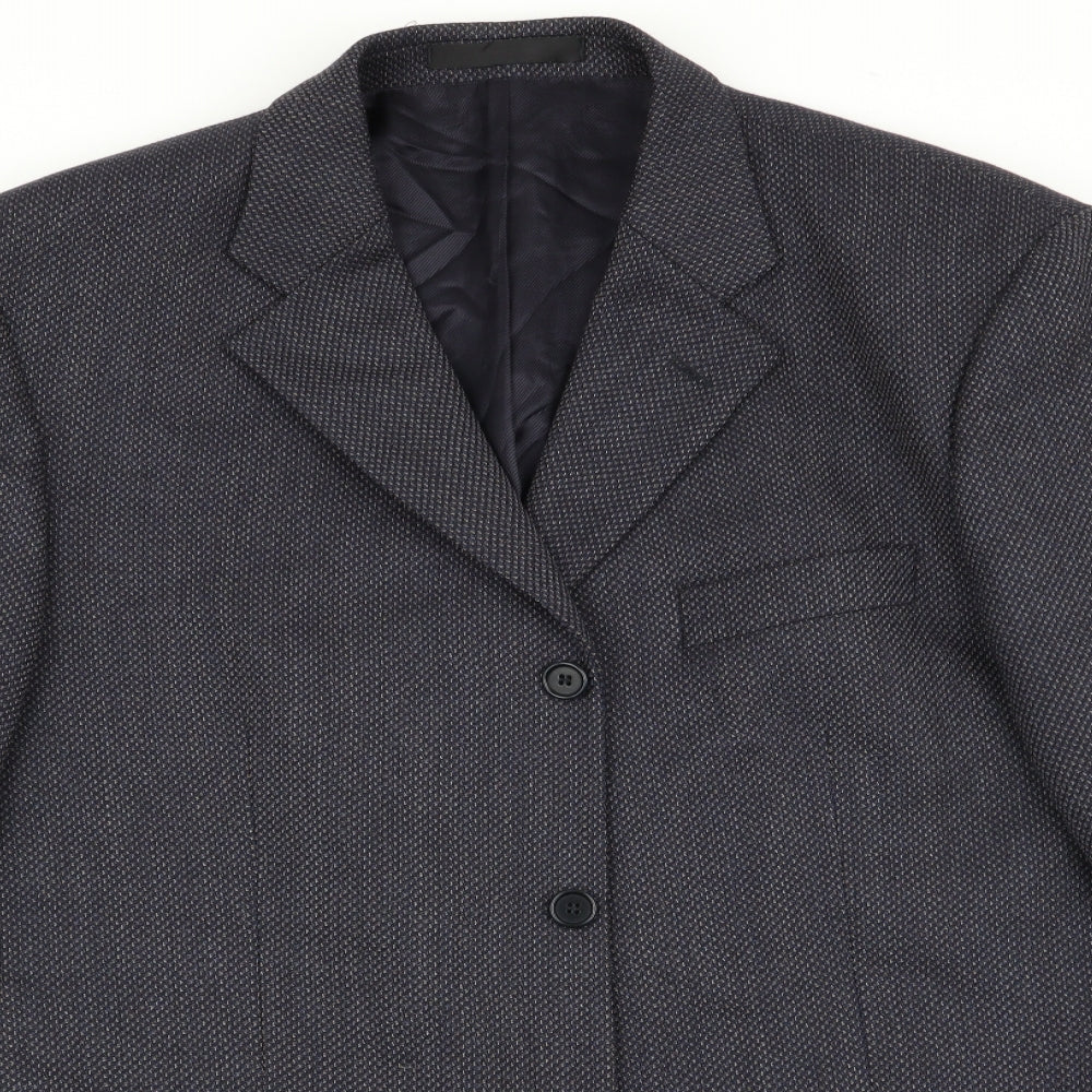 Mens UK Size M Marks and Spencer Regular Blue Suit Jacket