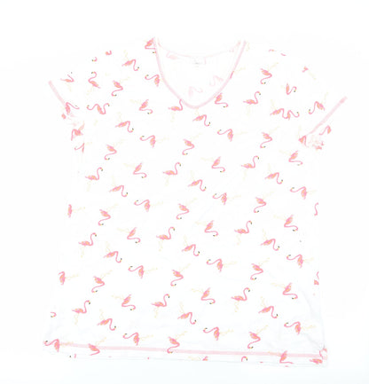 Womens UK Size M Damart White Basic T-Shirt