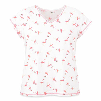 Womens UK Size M Damart White Basic T-Shirt