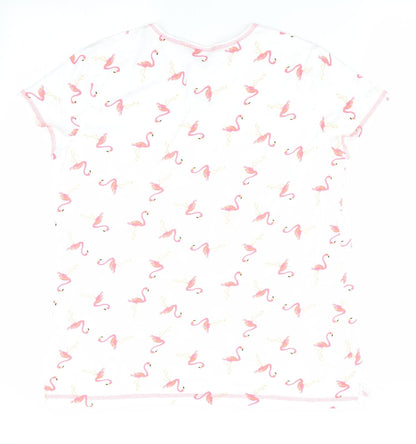 Womens UK Size M Damart White Basic T-Shirt