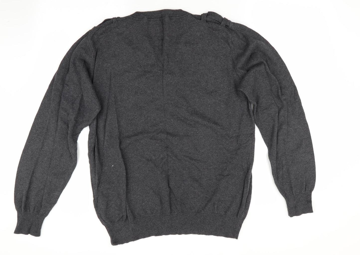 Henleys Mens Grey   Pullover Jumper