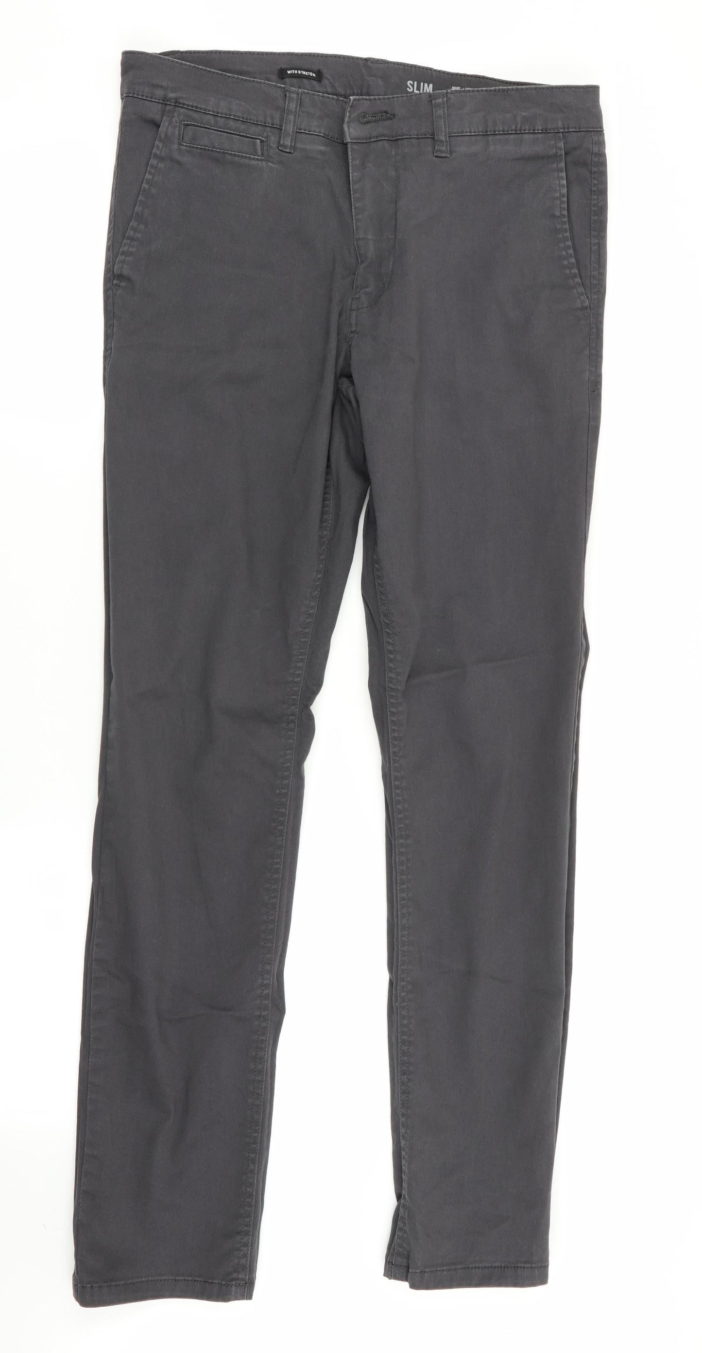 Florence and Fred Mens Grey   Straight Jeans Size 32 in L31 in