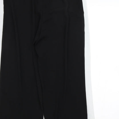 New Look Womens Black   Trousers  Size 14 L23 in