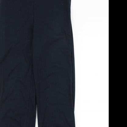 Womens UK Size 8 M&S Regular Fit  Blue Trousers