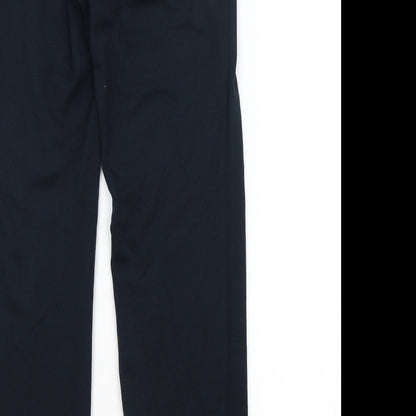 Womens UK Size 8 M&S Regular Fit  Blue Trousers