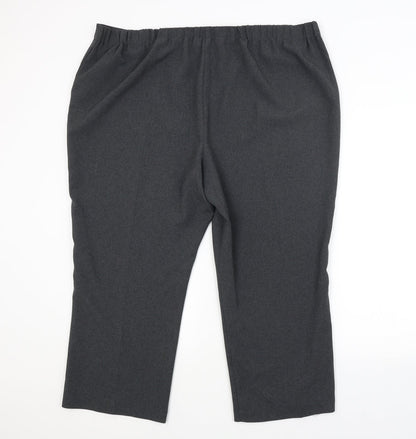 Bonmarché Womens Grey   Trousers  Size 22 L22 in