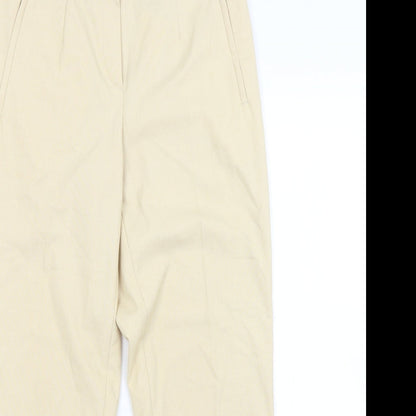 Womens UK Size M Preworn Regular Fit  Yellow Trousers
