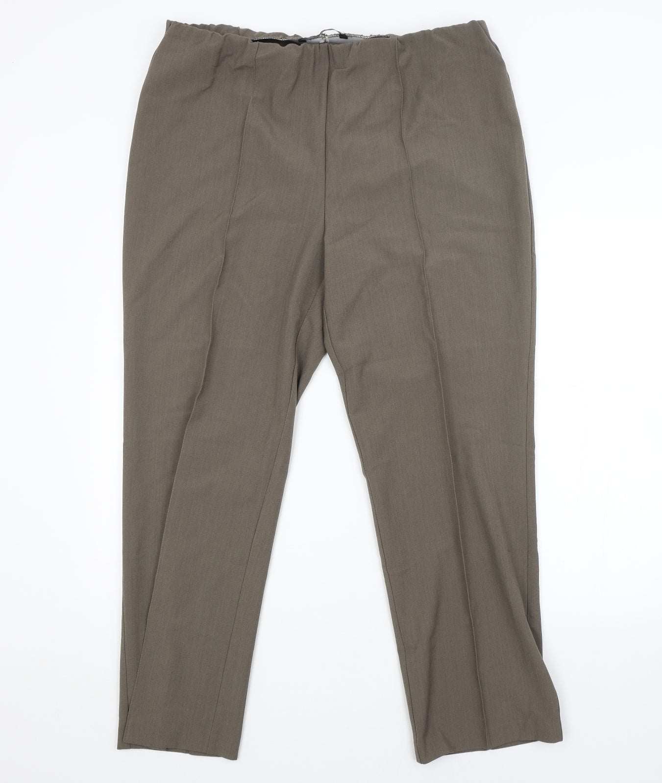 Womens UK Size 18 BM Regular Fit  Green Trousers