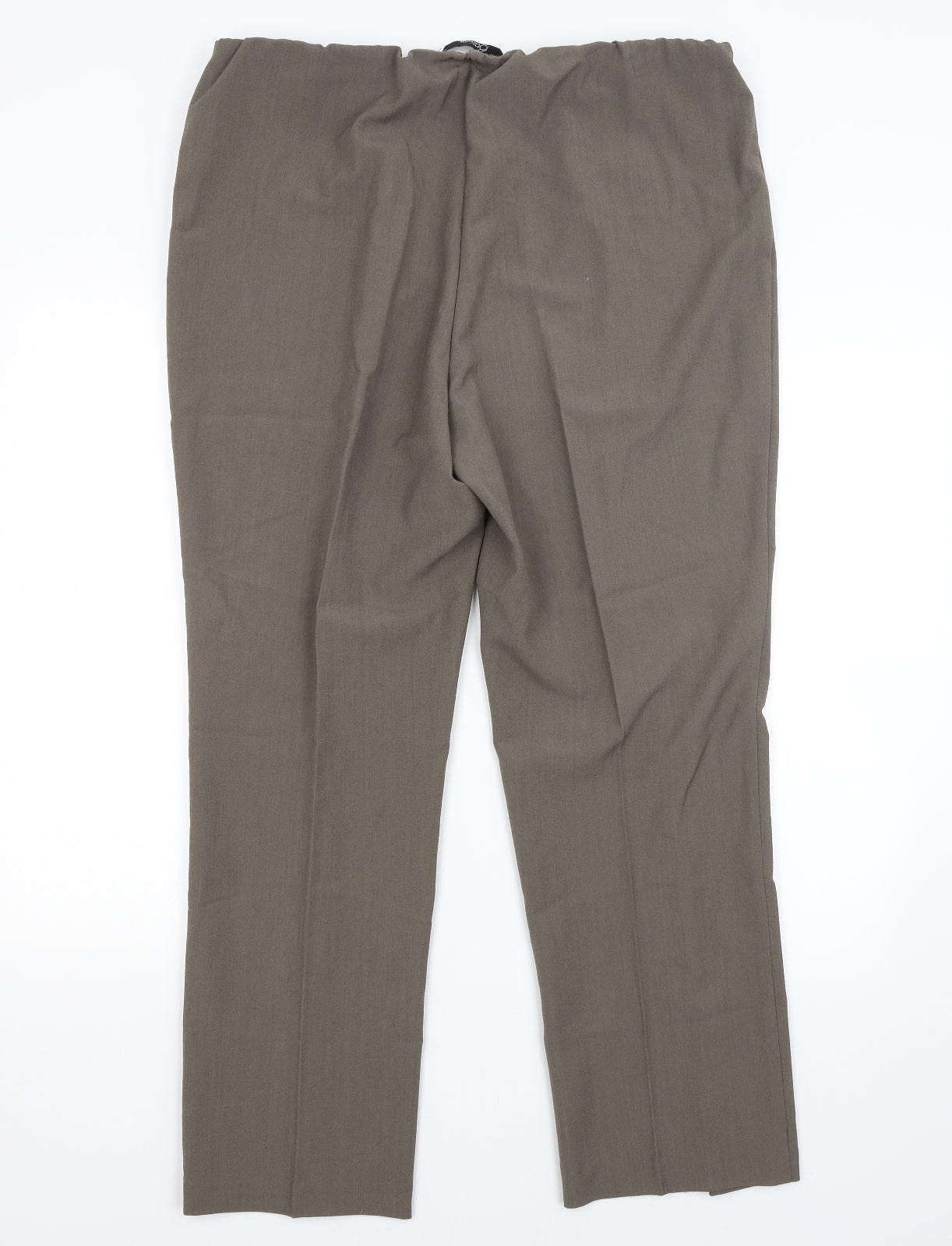 Womens UK Size 18 BM Regular Fit  Green Trousers