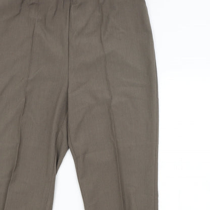 Womens UK Size 18 BM Regular Fit  Green Trousers