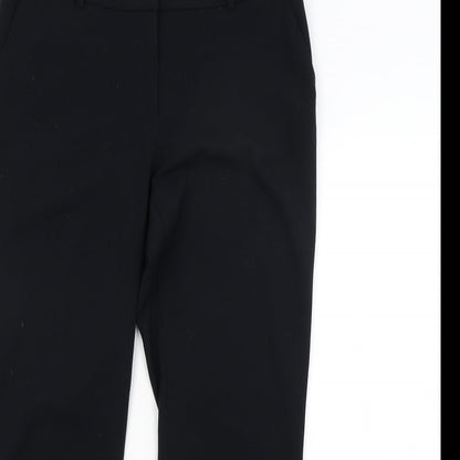 Womens UK Size 12 M&S Regular Fit  Black Trousers