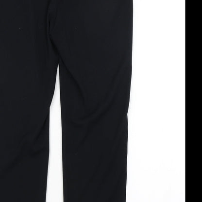 Womens UK Size 12 M&S Regular Fit  Black Trousers
