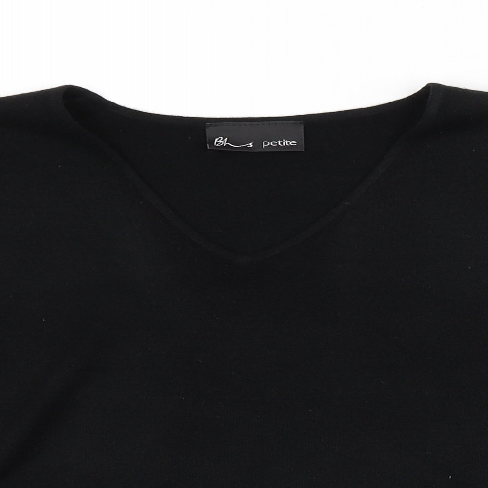 Womens UK Size 14 BHS Black Pullover Jumper