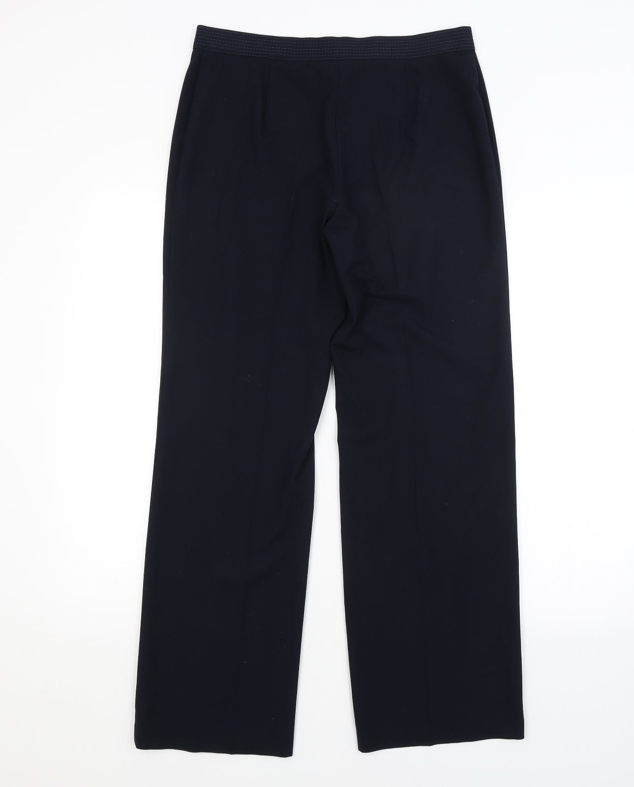 Womens UK Size 10 M&S Regular Fit  Blue Trousers