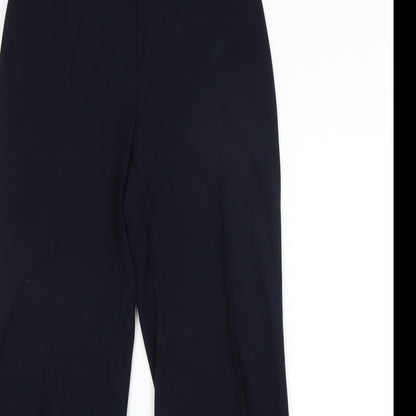 Womens UK Size 10 M&S Regular Fit  Blue Trousers