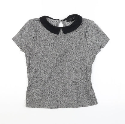 Womens UK Size 8 Atmosphere Grey Pullover Jumper